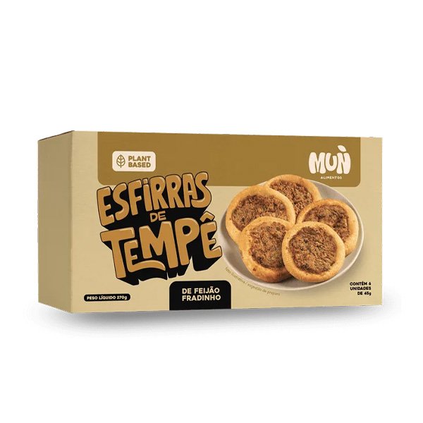 Esfirras de Tempê de Feijão Fradinho e Arroz Negro