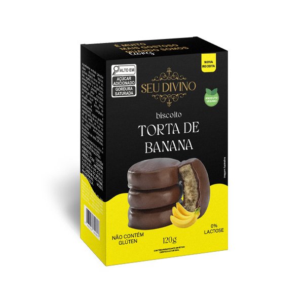 Biscoito Torta de Banana Seu Divino