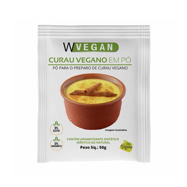 Curau Vegano em pó WVegan