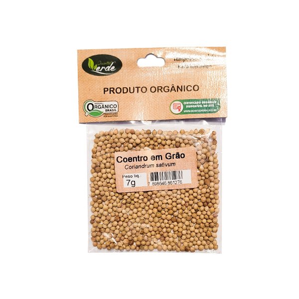 Coentro em grãos
