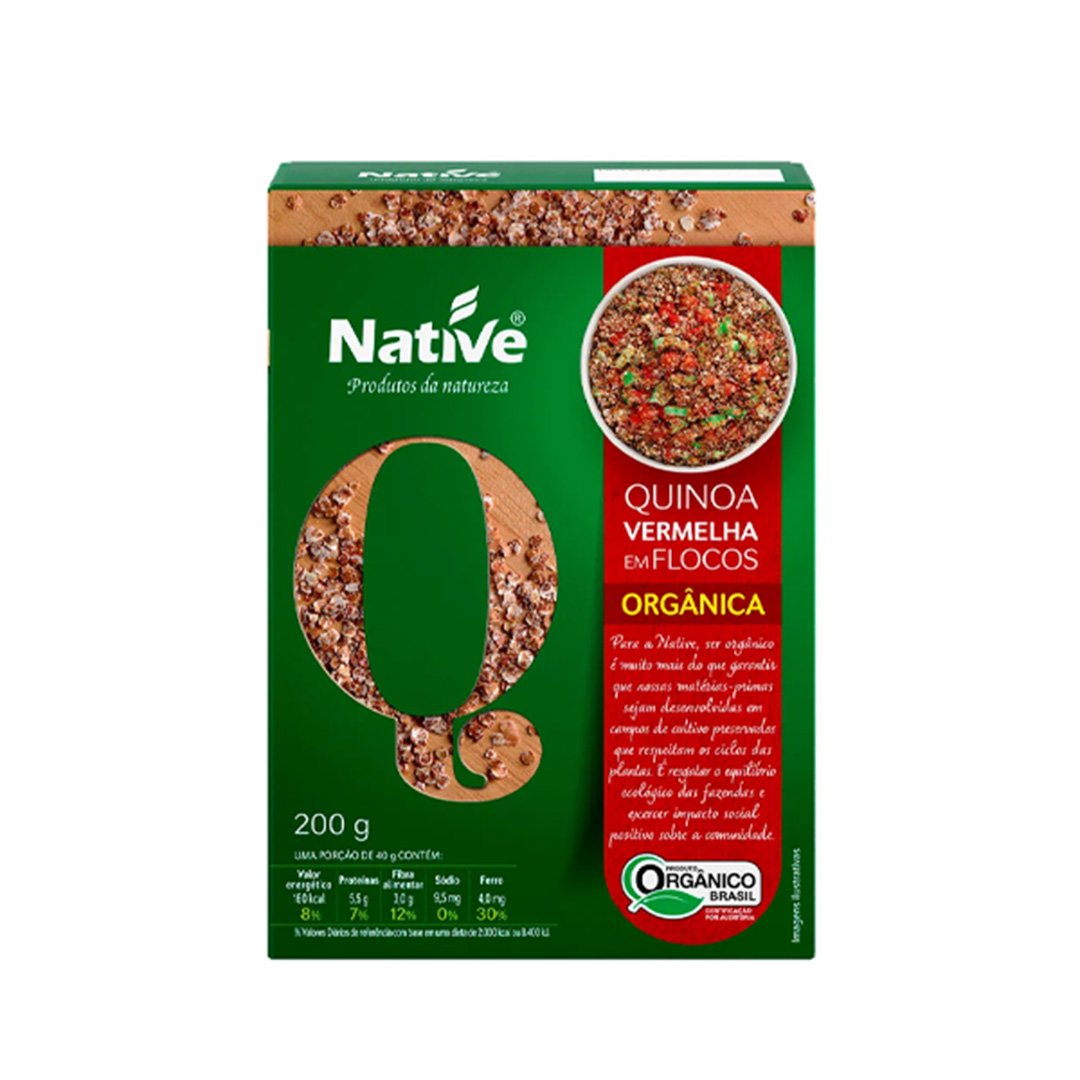 Quinoa Vermelha em Flocos