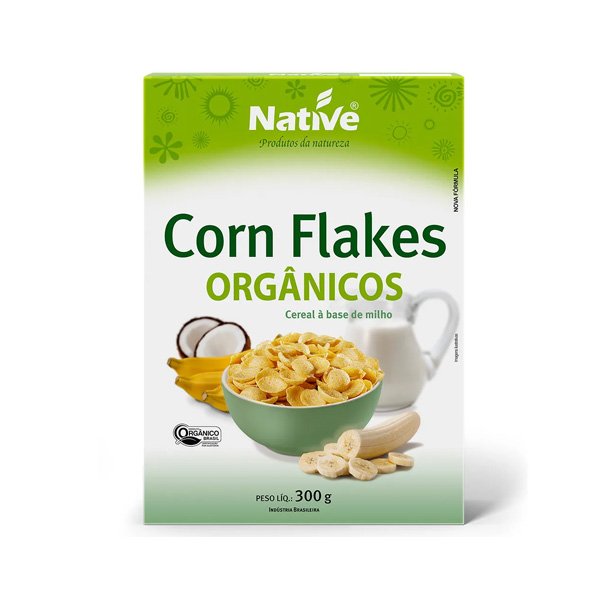 Cereal Orgânico Corn Flakes