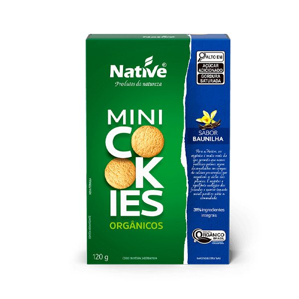 Mini Cookies Baunilha Native