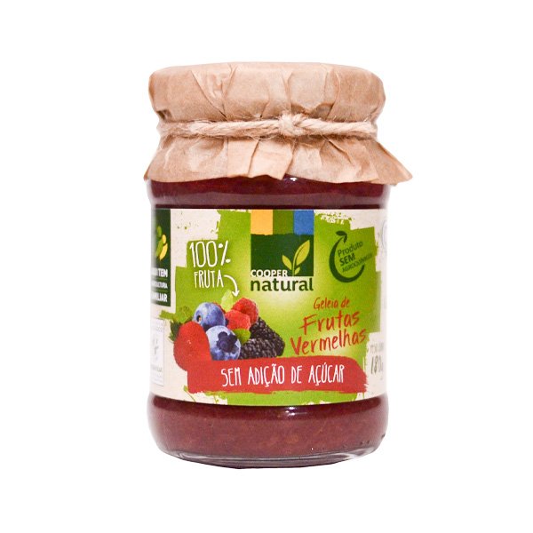 Geléia de Frutas Vermelhas s/ Açúcar