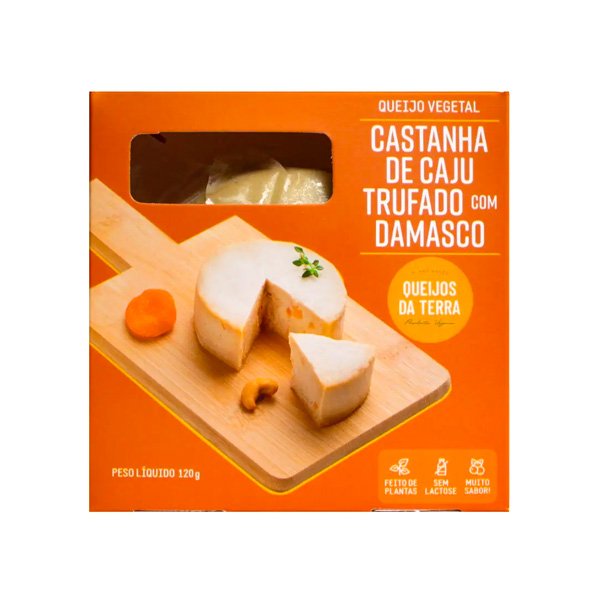 Queijo de Corte Trufado c/ Damasco Queijos da Terra
