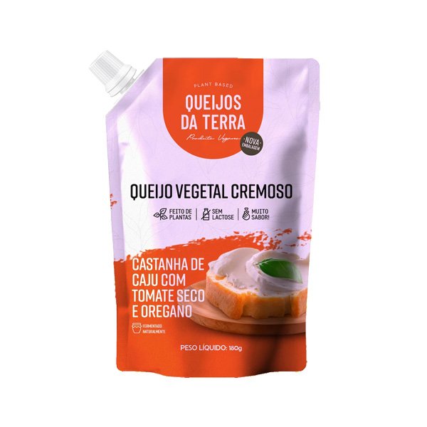 Queijo Cremoso Tomate Seco e Orégano Queijos da Terra