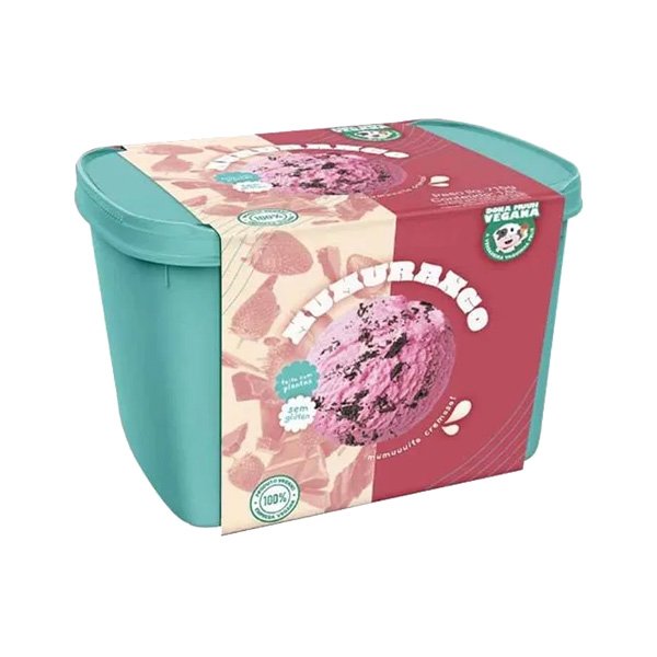 Sorvete de Morango Dona Muuh Grande