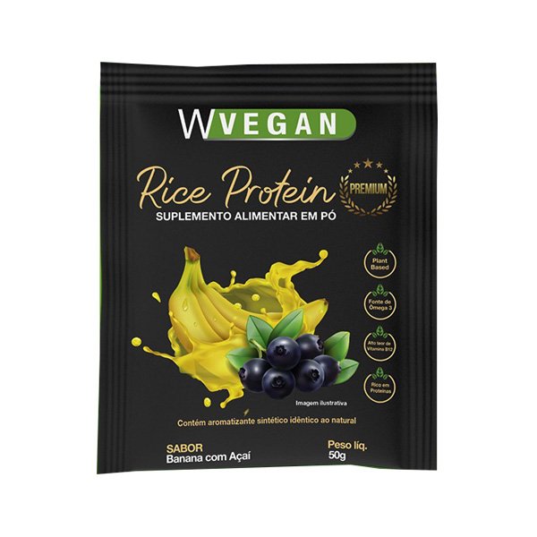 Proteina Vegetal Sache Banana c/ Açaí WVegan