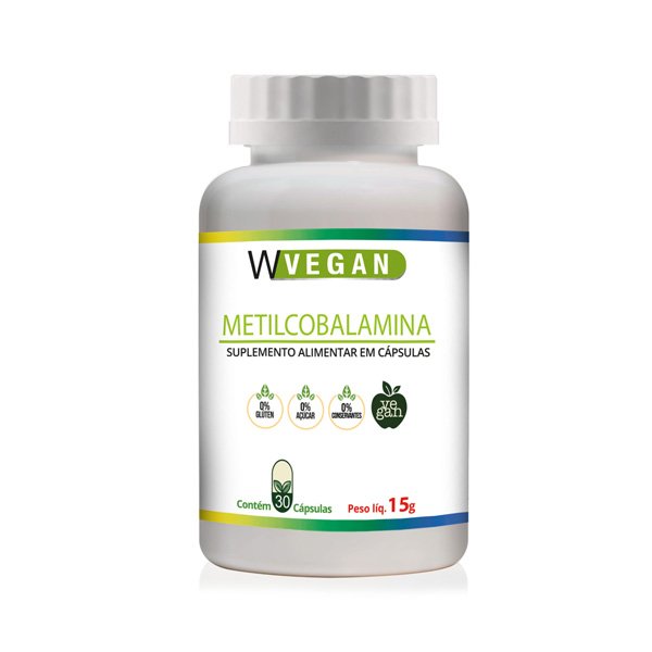 Vitamina B12 Metilcobalamina 9,94mcg WVegan