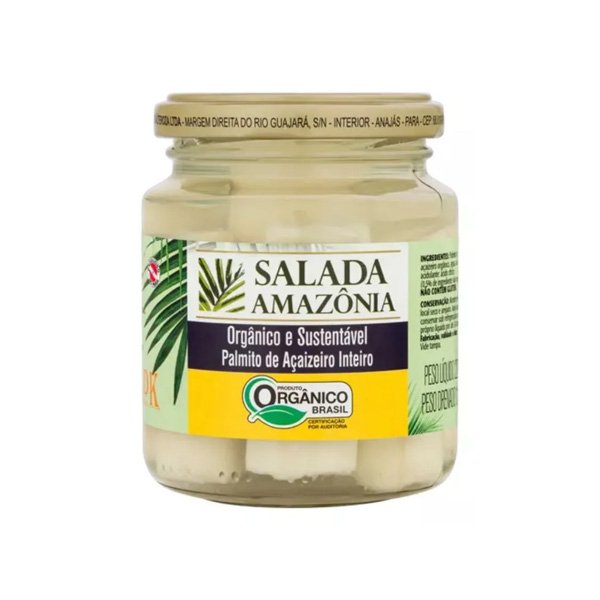 Palmito Inteiro em Conserva P Salada Amazônia