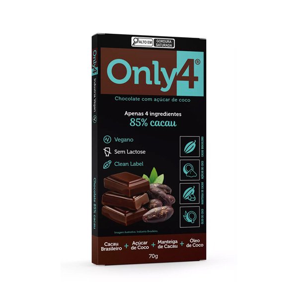 Chocolate 85% Cacau Only 4