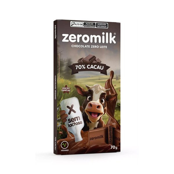 Chocolate 70% Cacau ZeroMilk