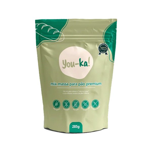 Mix para Pão Premium Sem Glúten You-ka!