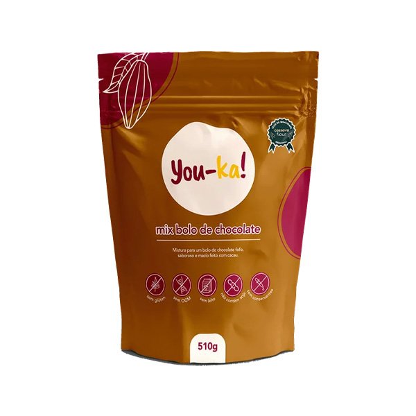 Mix para Bolo de Chocolate Sem Glúten You-ka!
