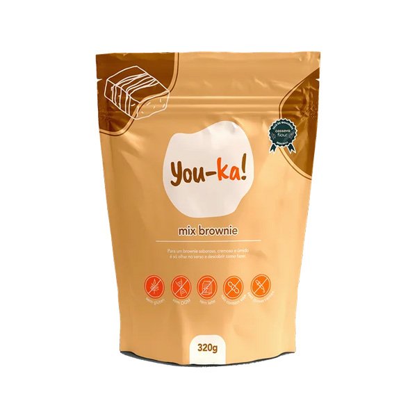 Mix para Brownie Sem Glúten You-ka!
